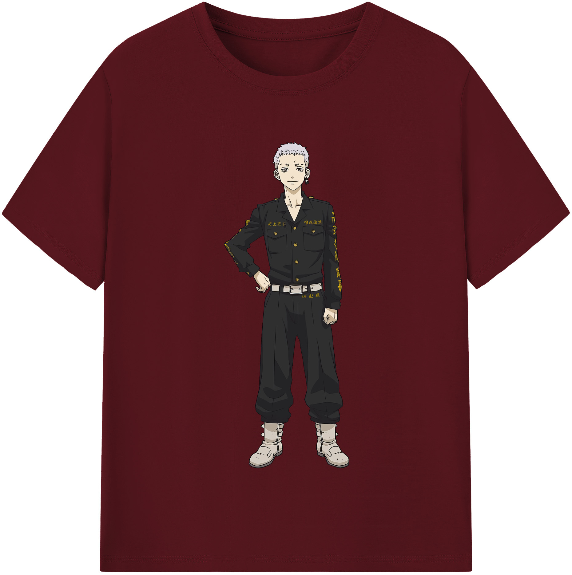 （画像用） 東京リベンジャーズ Tokyo Revengers 綿100％半袖Tシャツ（フロントプリント）